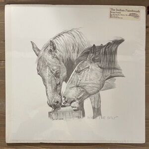 Vintage 1999 western art print “Pass the Salt” by Nona Foster.